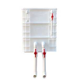 鱼缸白色过滤器周转箱过滤箱净水过滤盒三合一过滤系统自制滴流盒