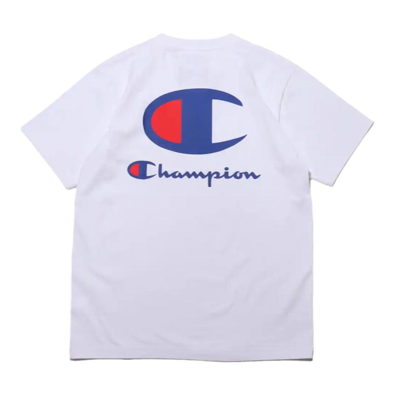 现货42运动家 Champion x atmos日版 logo刺绣圆领短袖T恤 C8-R3