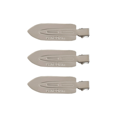 银色金属水滴侧边发夹