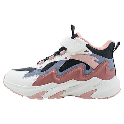 安踏女童棉鞋加绒保暖休闲运动鞋