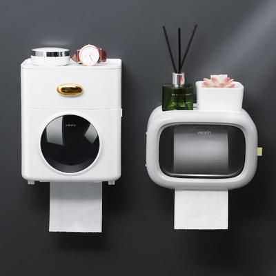 卫生间厕纸纸巾盒厕所筒卷纸放置挂架手纸架壁挂式高级感置物专用