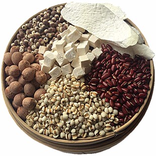 炒熟祛薏米除茶赤小豆湿茯苓芡实薏仁米红豆薏米气茶粉糊六味经典