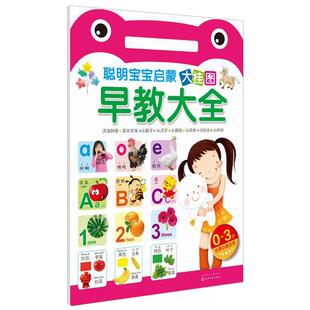 聪明宝宝启蒙大挂图 早教大全 0-3岁幼儿童入门认知 中英双语 幼儿园宝宝早教启蒙认知读物 趣味故事 幼儿启蒙教材声母韵母拼读书