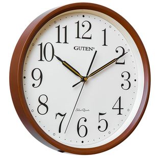 金钟宝静音挂钟客厅圆形家用装饰挂表现代简约卧室时尚静音石英钟