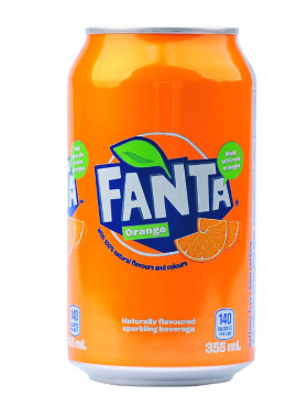 进口Fanta/芬达5%橙汁汽水