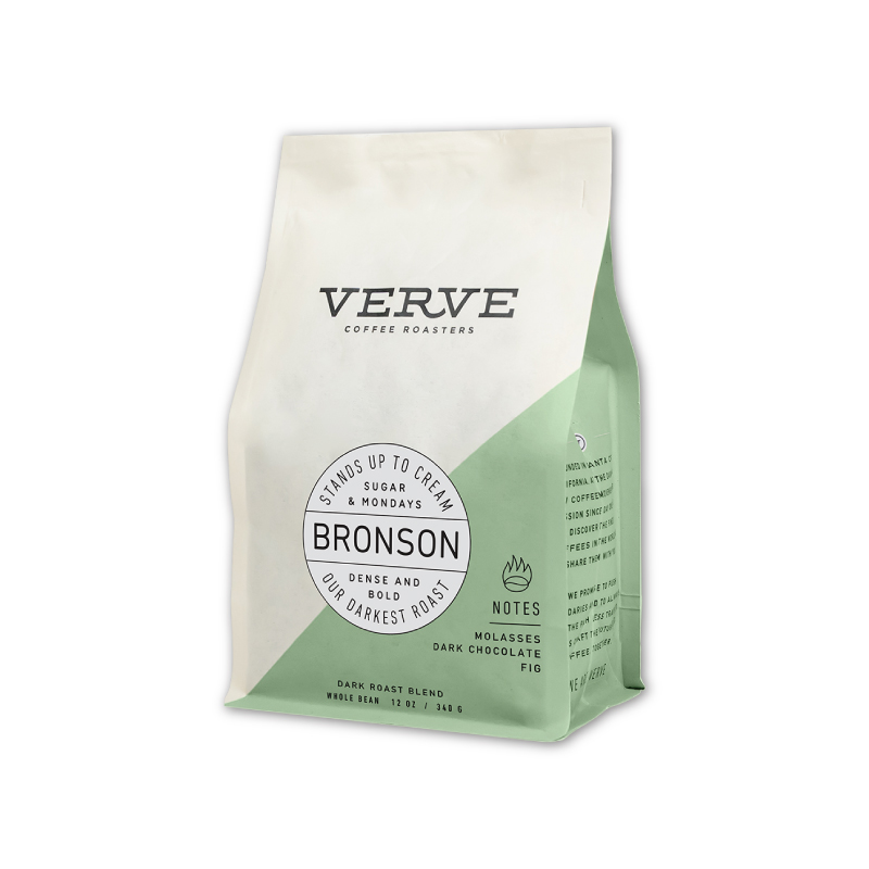 【临期】美国直采VERVE咖啡BRONSON布朗森法式烘焙综合咖啡豆340g