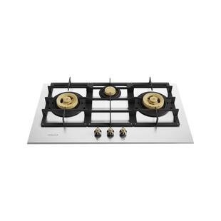 凯曼萨304不锈钢三眼燃气灶5.2KW嵌入式灶具家用天然气灶台煤气灶