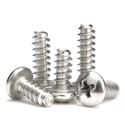 304不锈钢PB圆头平尾自攻螺丝