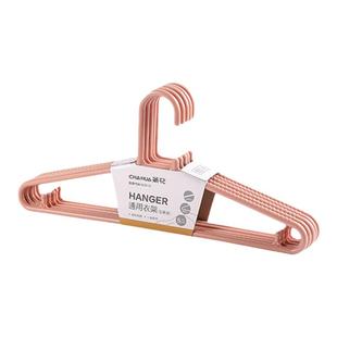 茶花衣架加粗加厚家用塑料衣架子晒衣服撑子挂衣学生宿舍用晾衣撑