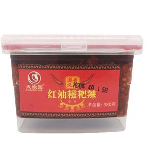 遵义食品红油糍粑辣椒380g家用炒辣子鸡辣椒火锅底料调味料