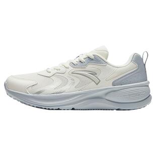 安踏运动鞋飞驰女鞋春季革面防泼水软底初中生体测跳绳休闲跑步鞋