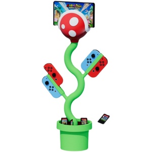 SWITCH食人花支架超级马里奥ns霸王花主机支架投屏oled支架充电器