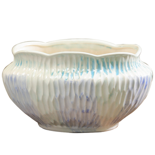 现代中式陶瓷花盆异形大口径轻奢家用蝴蝶兰组盆小叶赤楠盆栽盆景