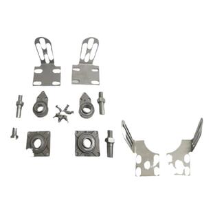 304不锈钢较链别墅大门庭院门天地插可调地轴实心加厚轴承合页201