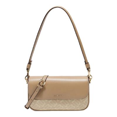 百丽女包新款海鸥老花系列腋下包