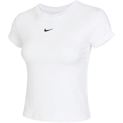 劲浪体育nike耐克女子运动休闲短款修身百搭潮短袖T恤FV5509-100
