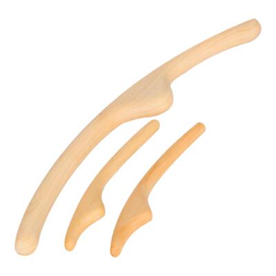 桧木面雕体雕瘦脸美体塑形按摩棒