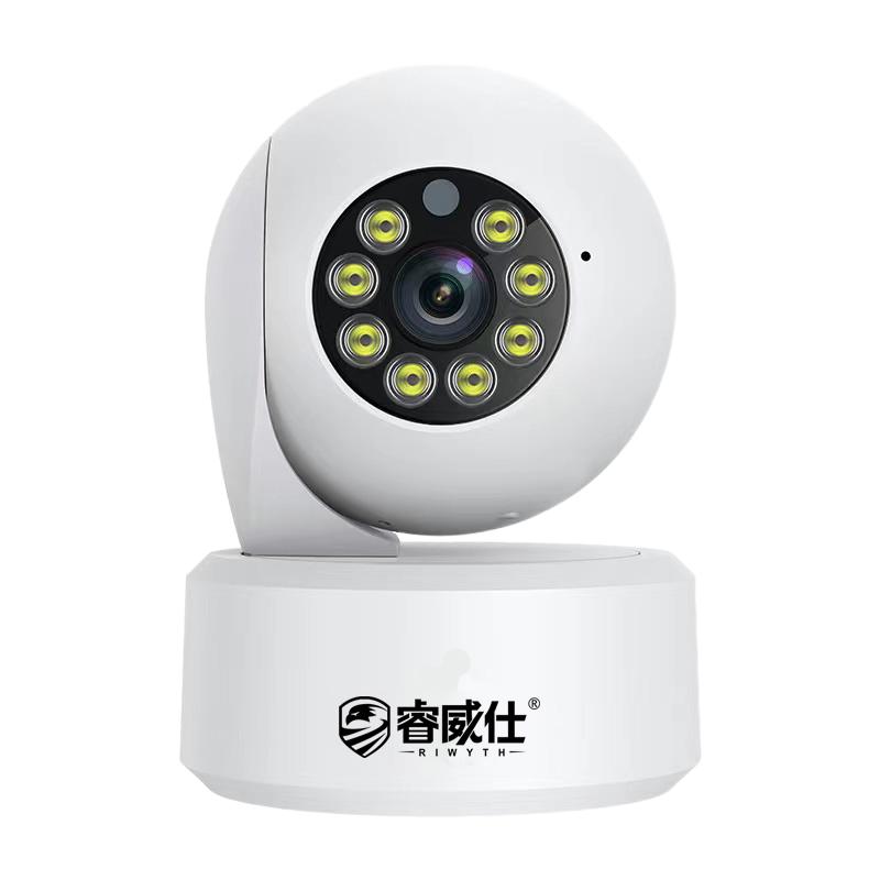 睿威仕无线手机远程wifi监控日夜全彩夜视看店360度智能5G摄像头