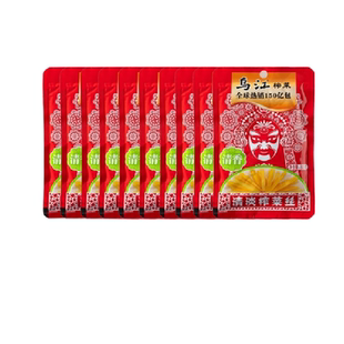 乌江涪陵榨菜丝清香型不辣碎粒榨菜拌面拌饭80g脆爽下饭菜佐餐