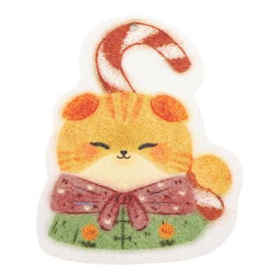 木浆棉海绵擦原创猫咪厨房百洁布洗碗盘魔力擦不易粘油压缩去污布