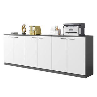 文件柜资料柜办公室矮柜落地储物柜档案柜木质收纳柜办公室置物柜