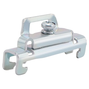 C45导轨固定件 电气安装导轨终端固定堵头U型DIN钢轨铝轨金属挡片