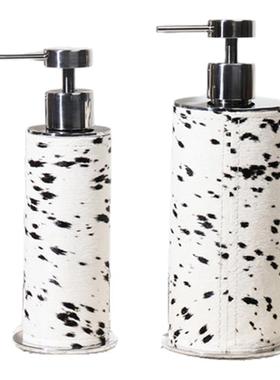 马毛皂液器按压乳液器卫浴套装