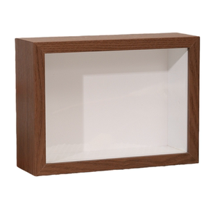 三顿半咖啡相框展示盒空罐收纳盒中空立体相框萌粒盲盒手办收纳架