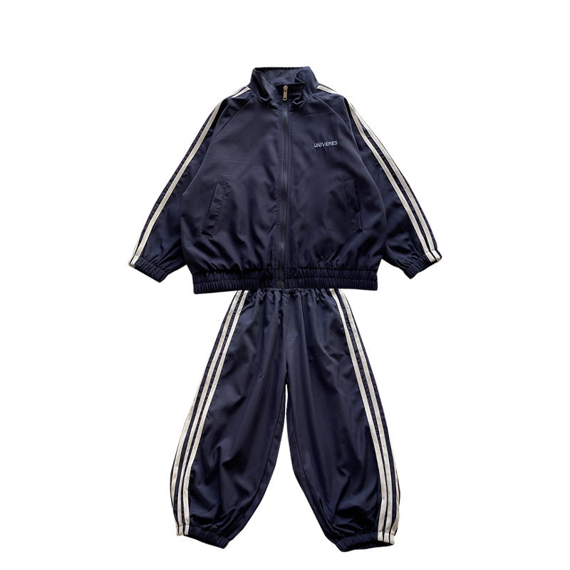 儿童秋装男童运动套装春秋季2026新款中大童小学生校服运动会衣服