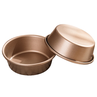 日本汉堡模具空气炸锅蛋糕煎蛋鸡蛋烘焙面包胚烤碗4寸烤盘磨具碗
