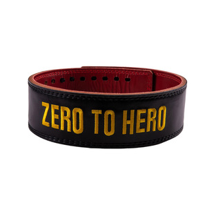 zerotohero健身快扣腰带牛皮举重硬拉护腰男力量举杠杆扣深蹲腰带