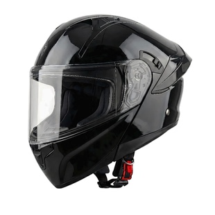 艾狮踏板揭面盔头盔男四季双镜片3c认证带蓝牙耳机车全盔保暖防雾