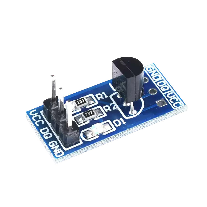 DS18B20 测温模块 温度传感器模块 DS18B20应用板开发板