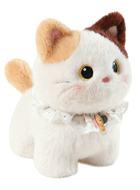 可爱三花小猫咪奶牛猫毛绒包挂件