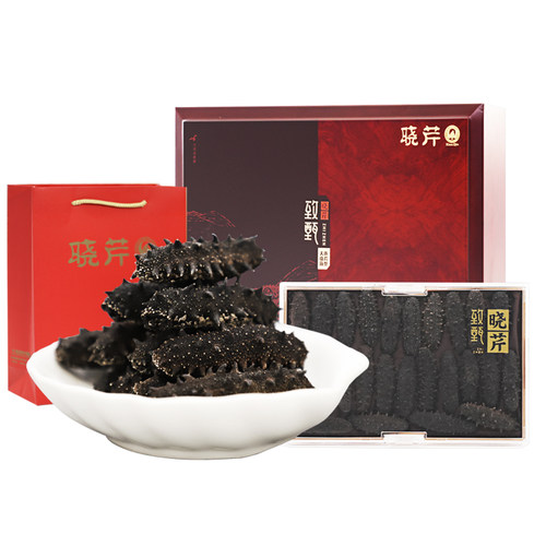 晓芹海参 大连淡干海参 干货 250克21-30头 刺参 辽刺参礼盒