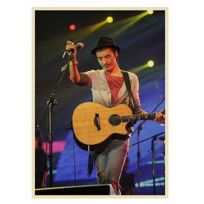 室内牛皮纸复古宿舍墙贴画