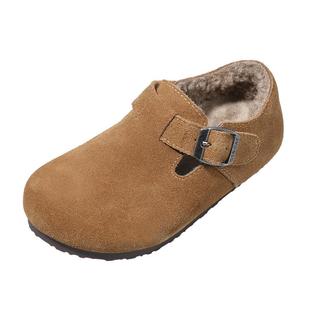 星期六儿童薄绒勃肯鞋女童鞋子秋冬款儿童皮鞋宝宝休闲鞋子单鞋