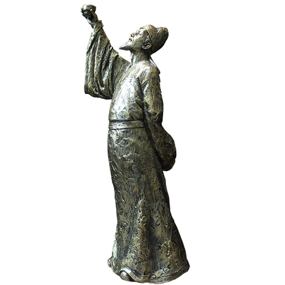 工艺古代人物李白中式风书房雕像