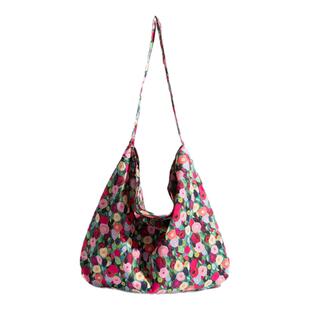 格调studio韩系简约小清新碎花包包2025年浅春系穿搭单肩包托特包