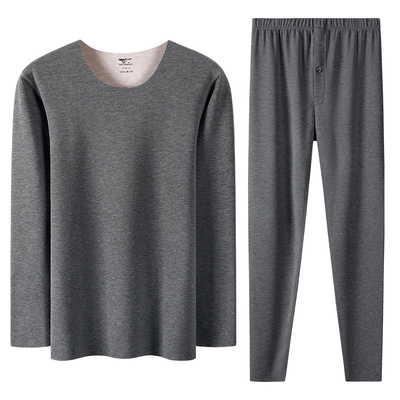 七匹狼桑蚕丝德绒自发热保暖内衣