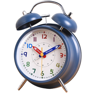 强力叫醒小闹钟儿童学生专用起床神器桌面摆件机械闹铃时钟表台式