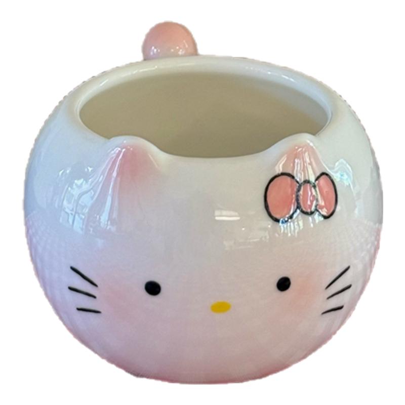 腮红猫咪|可爱小尾巴高颜值咖啡杯马克杯陶瓷杯送女生礼物伴手礼