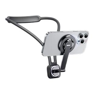 REMAX挂脖磁吸手机支架第一人称视角拍摄胸前固定挂脖子穿戴录像