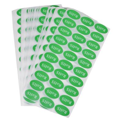 研码rohs贴纸环保标签绿色