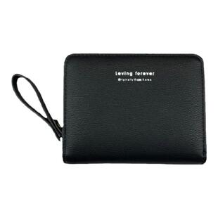 韩版ulzzang小钱包女短款复古折叠迷你钱夹纯色多功能卡包零钱包