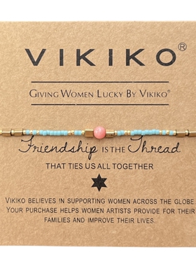 VIKIKO小众设计桃花小手链