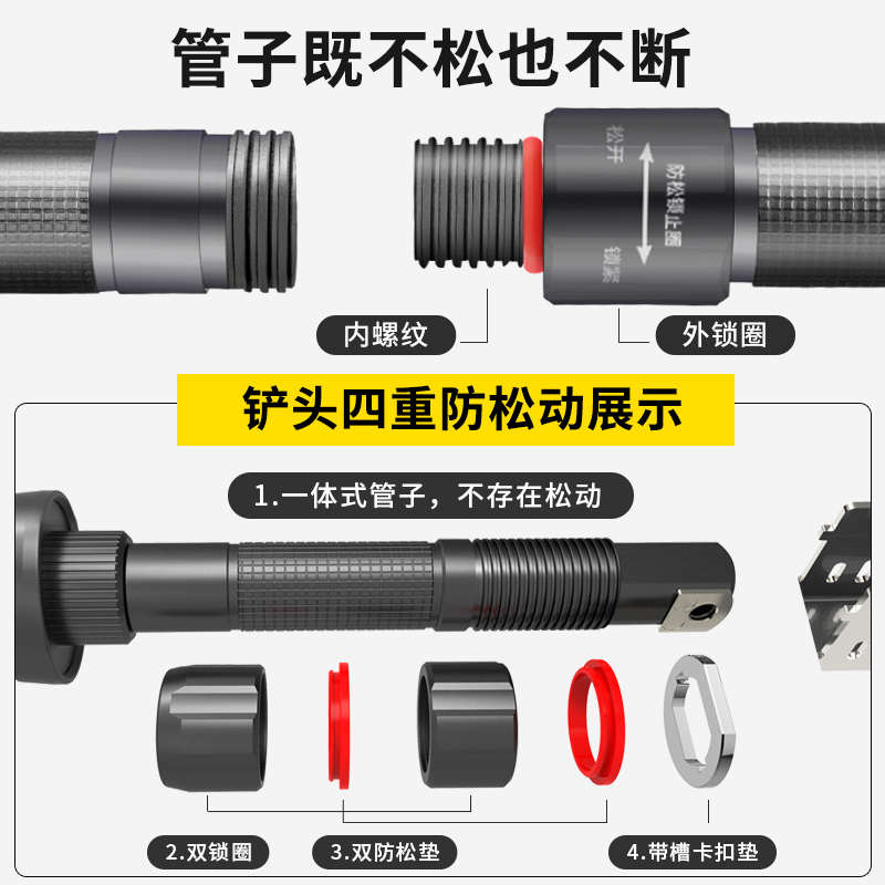 工兵铲兵工铲多功能户外中国锰钢加厚钓鱼铲子车载折叠工兵锹铁锹