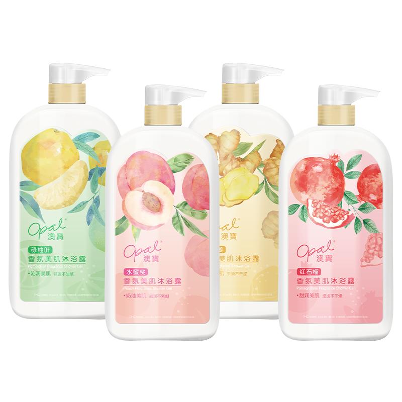 香氛清洁美肌沐浴露水蜜桃