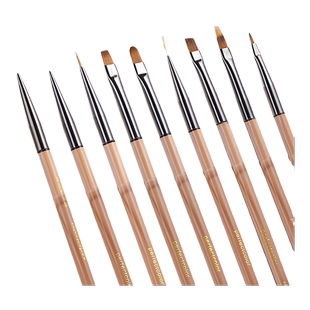 美甲笔刷套装彩绘拉线晕染画花渐变法式专业光疗笔工具美甲店专用