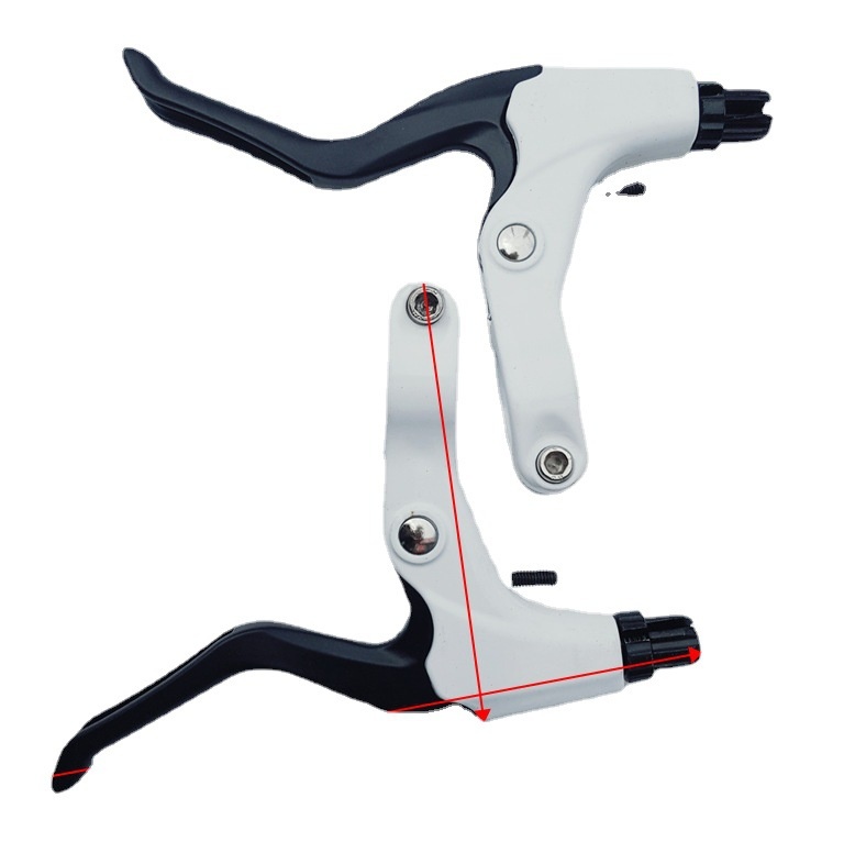 铝合金山地车刹把超轻三指把配件用品骑行闸把自行车碟刹